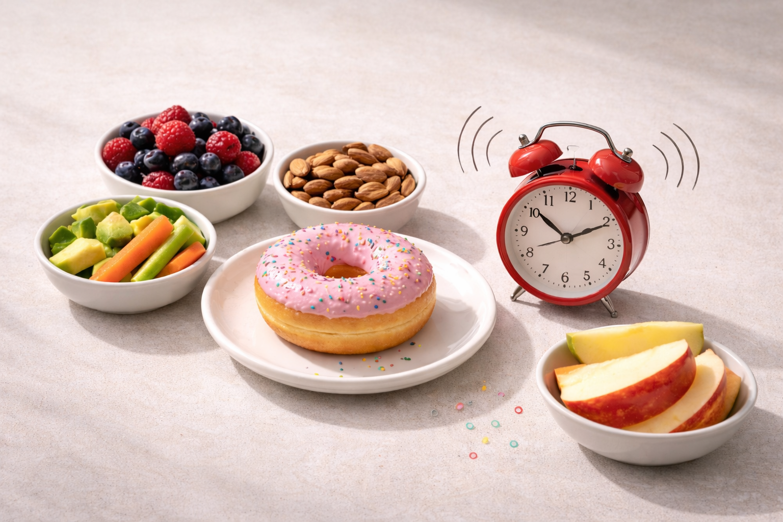 Alarm clock is used to indicate food noise when stopping GLP-1s